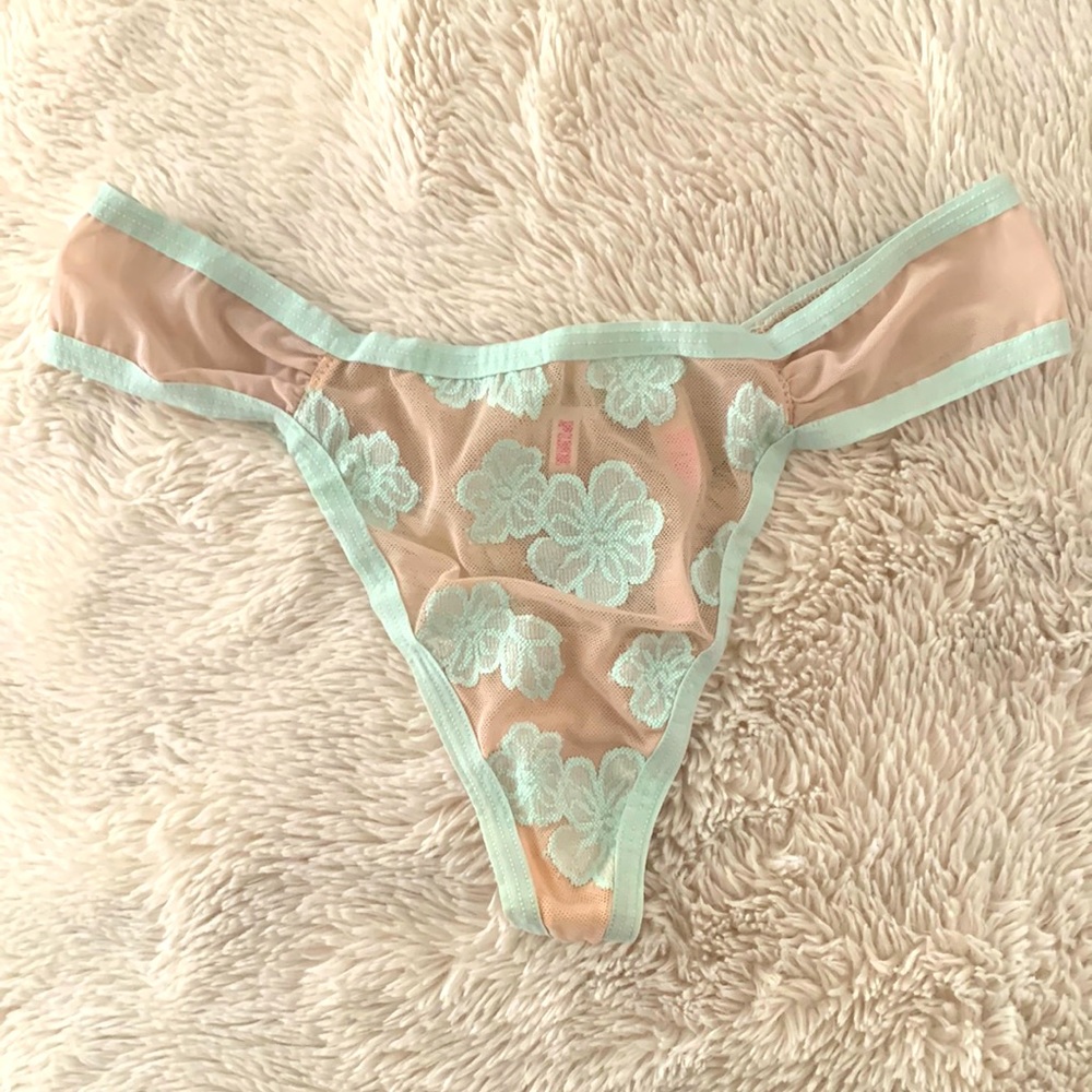 Victoria Secret PINK Extra Low Rose Thong